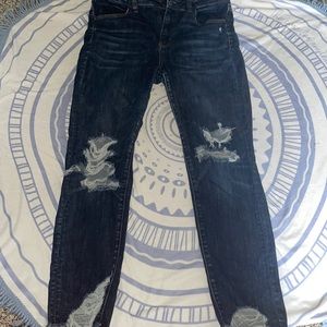 American Eagle Dark Washed Jeans Size 12